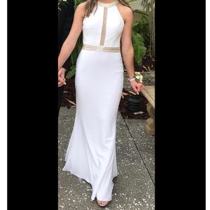 New York Boutique White Prom Dress